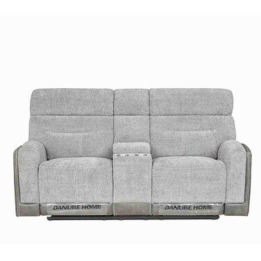 هولدن أريكة استرخاء قماش 2 مقاعد - رمادي