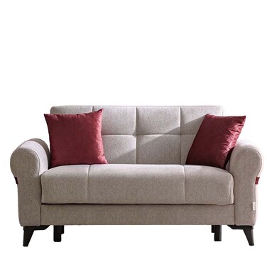 Dalin 2 Seater Fabric Sofa - Beige
