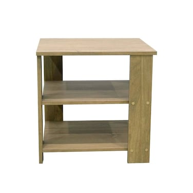 Athens End Table-Light Oak