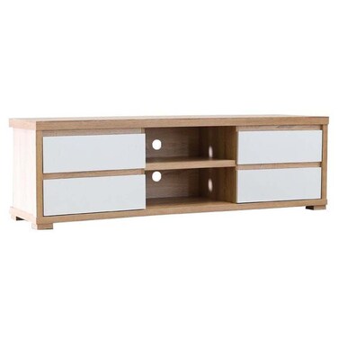 لارينا خزانة تلفزيون  لأجهزة التلفزيون حتى 55 بوصة مع مساحة تخزين