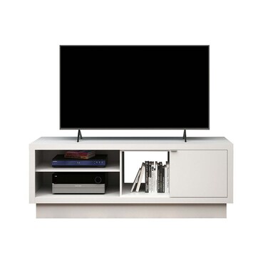 Belinda TV Unit with 1 Door-Up to 55 Inches-White