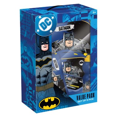 DC Comics Batman Printed 5 in 1 Value Pack, 16inch
