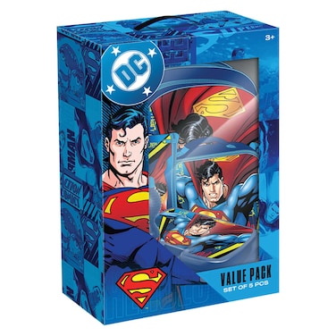 DC Comics Superman Printed 5 in 1 Value Pack, 16inch