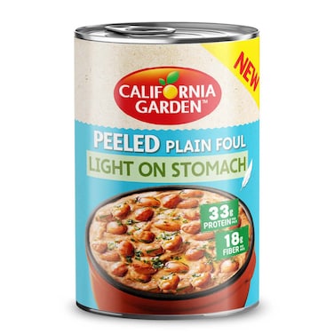 California Garden Peeled Plain Foul, 450g
