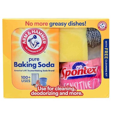 Arm and Hammer Baking Soda with Cleaning Kit, 907g