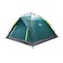 Nomad Auto 4 People Tent, Green, 200x200x125cm