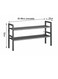 Adjustable Under-Sink Storage Rack &acirc;&euro;&ldquo; 2-Tier Metal Organizer for Kitchen Cabinet, Fits 85&acirc;&euro;&ldquo;88cm Width, Rust-Resistant &amp; Waterproof, No Wheels