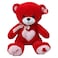 Cuddles Bear with Heart, Red, 40cm