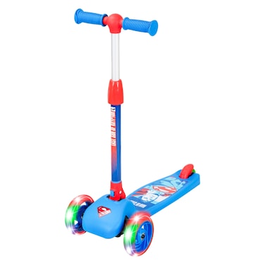 سكوتر قابل للطي مطبوع عليه صورة سوبرمان سبارتان