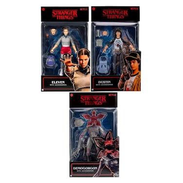 Stranger Things Upside Down Collection Figures Assortment, 6inch