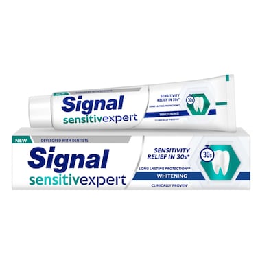 معجون سيجنال سنسيتيف أكسبرت للأسنان الحساسة، تبييض، ٧٥ مل