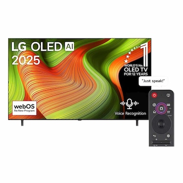 LG 77-Inch 4K Ultra HD, Smart Evo AI OLED TV, OLED77B56LA, Black