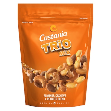 Castania Almond, Cashews and Peanuts Blend Trio Mix, 225g