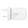 Belkin 2 USB Type C and 1 USB Type A Port GaN Charger, White, 70W