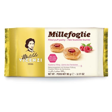 ماتيلدا فيسينزي ميلفوجلي معجنات نفخة محشوة بالتوت، 90 غرام