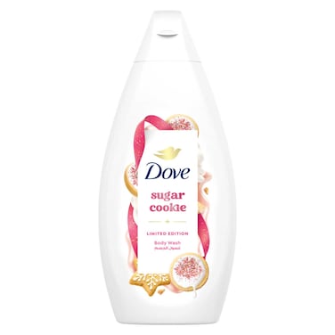 Dove Sugar Cookie Limited Edition  Body Wash,  Rich Cleanser  with Sweet Cookie Fragrance, Sulfate Free,  450ml