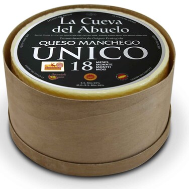 La Cueva del Abuelo Queso Manchego Unico  18M PDO