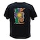 Boy Graphic Print Drop Shoulder T-Shirt, Black, 4567