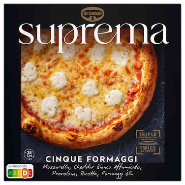 Dr. Oetker Suprema Cinque Formaggi Frozen Pizza,424g