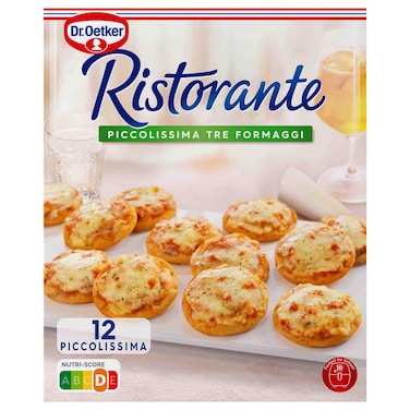 Dr. Oetker Ristorante Piccolissima Tre Formaggi Mini Pizzas, 288g