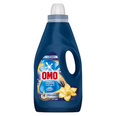 سائل أومو للغسيل، بلمسة كومفورت، إشراق الفانيليا، ١.٨ لتر