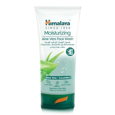 Himalaya Moisturizing Face Wash, Aloe Vera, 150ml