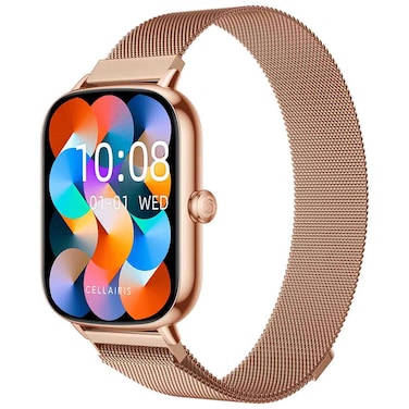 Cellairis Nuvia S Smartwatch With Calling And Fitness Tracking, Rose Gold