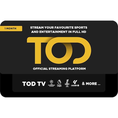 TOD TV Subscription Renewal 1 Month UAE, ESD
