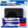 Extreme Whiteboard Marker Set - 3 Markers, 1 Eraser