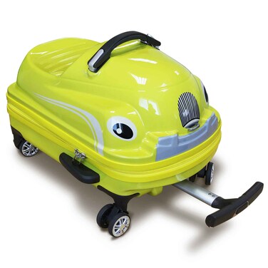 Cosmo Zoomie Kids Cabin Trolley Bag with Hard Case, Yellow, Small