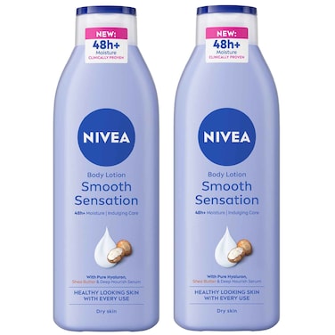 NIVEA Shea Smooth Body Lotion, 250ml Pack of 2