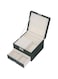 BROLEO Jewelry Box, Fashionable Durable Prevent Scratching Portable Jewelry Display Storage Case for Mom for Christmas (Dark Green)