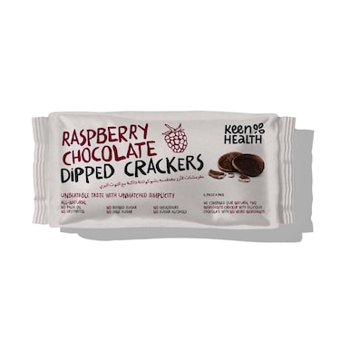 Keen Health Raspberry Chocolate Dipped Crackers, 54g