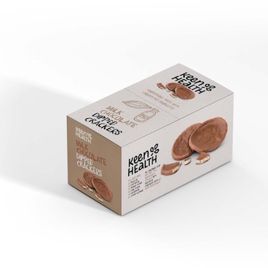 Keen Health Milk Chocolate Dipped Crackers, 9g