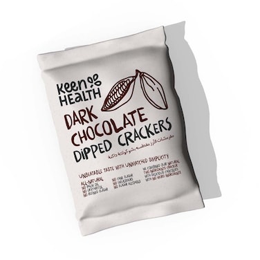 Keen Health Dark Chocolate Dipped Crackers, 9g