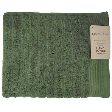 Karleen Decor Prestige Deluxe Hand Towel Olive Green, 50x90cm