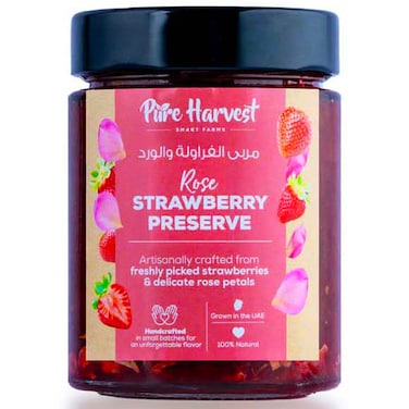 Pure Harvest Smart Farms Rose Strawberry Preserve, 360g