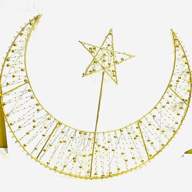 إضاءة ديكورية مسطحة على شكل القمر مع النجوم – YH-02