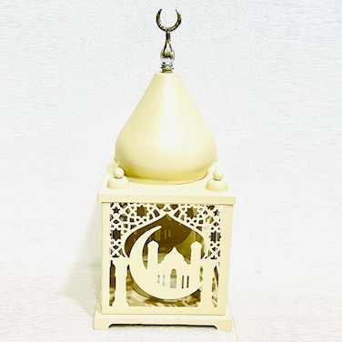 Decorative Metal Lantern ZD-05-045S-1 with Crescent Dome Design
