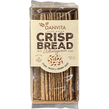 Danvita Crisp Bread Sesame Linseeds &amp; Caraway Seeds