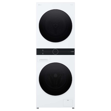 LG WashTower Front Load Washer Dryer Combo, 12kg Washer &amp; 10kg Dryer