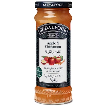 St Dalfour Premium Apple &amp; Cinnamon Fruit Spread, 284g
