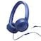 JBL Tune 530 Wired Headphones On-Ear Blue