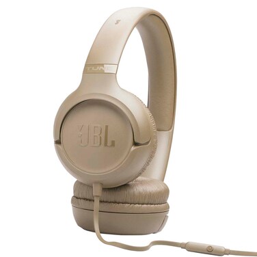 JBL Tune 530 Wired Headphones On-Ear Beige