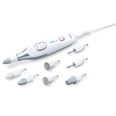Beurer 11-Piece Manicure &amp; Pedicure Nail Drill Kit, White
