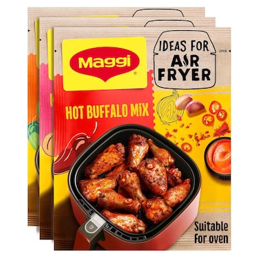 Maggi Air Fryer Recipe Mix Variety Pack 65g, Pack of 3