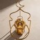 Tall Gold Decorative Lantern Stand, AD-32416-P