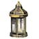 Decorative Plastic Lantern with Warm LED Light Effect,  AD-32804-P