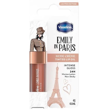 Vaseline x Emily in Paris Nude Cr&egrave;me Tinted Lip Oil 4g, Limited Edition