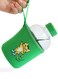 &amp; Moo Kids Glass Water Bottle with Neoprene Sleeve 600ml, Skater Cheetah Design, Leak Proof Spill Proof BPA Free Water Bottles, Ideal for School, Toddlers
